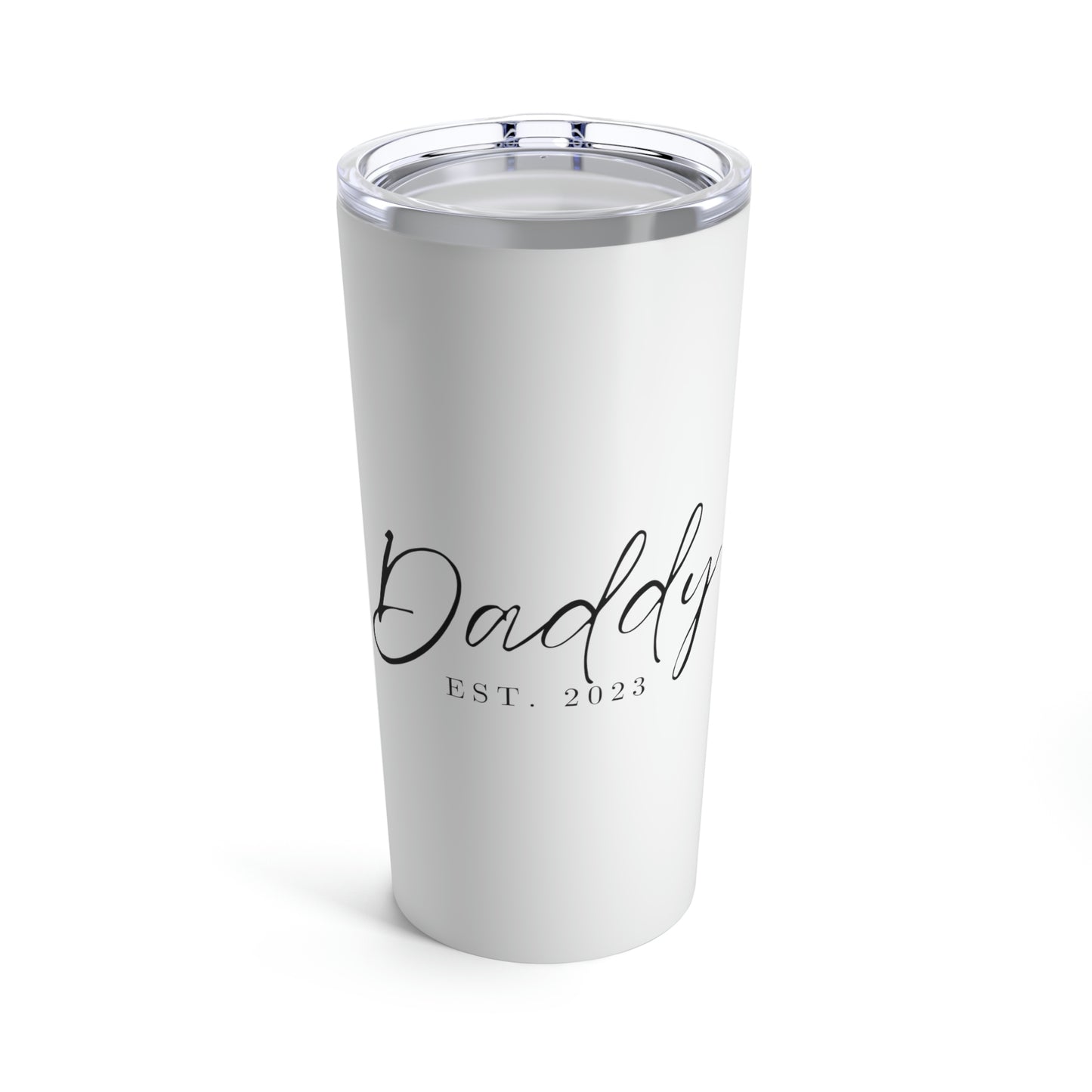 Daddy Est 2023 Fathers Day Gift for DAD Tumbler 20oz Beverage Container