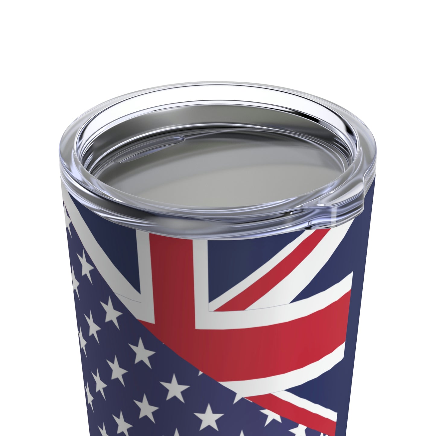 British Vigin Islands American Flag Half Islanders USA Tumbler 20oz