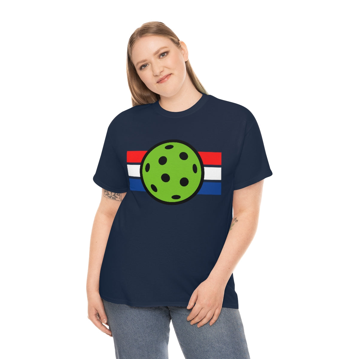 Pickleball Red White and Blue Tee Shirt | Unisex Pickle Ball T-Shirt