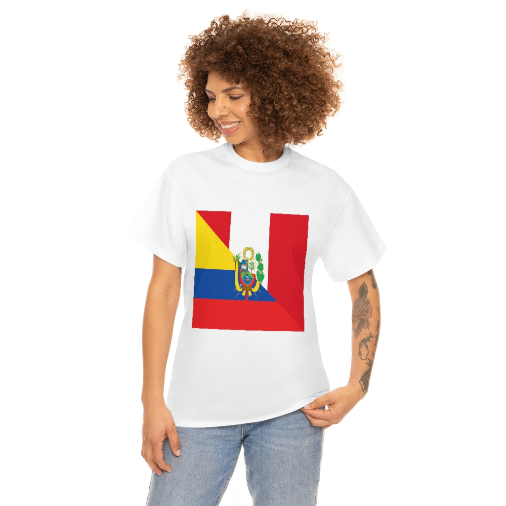 Peru Ecuador Flag Shirt | Peruvian Ecuadorian Men Women TShirt