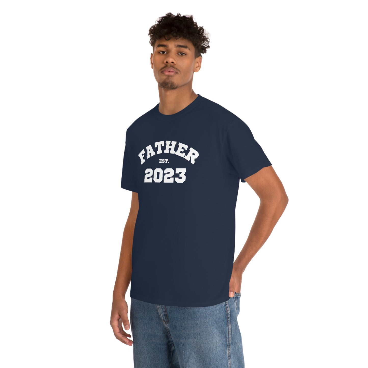 Father Est 2023 Fathers Day Gift for Dad 4 T-Shirt | Unisex Tee Shirt