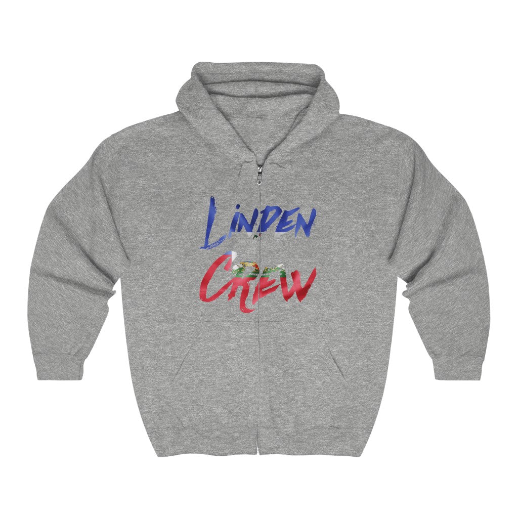 Linden Crew Zip Hoodie | Hooded Sweatshirt