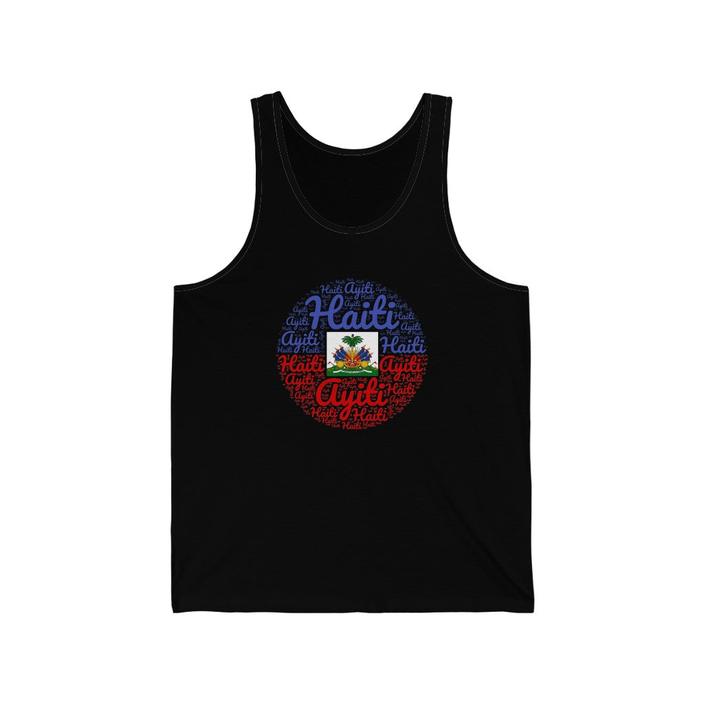 Haiti Ayiti Flag Coat of Arms Tank Top | Unisex Haitian Apparel