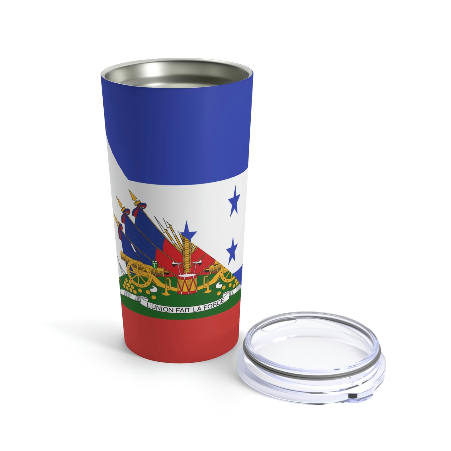 Haitian Honduran Half Haiti Honduras Flag Tumbler 20oz Beverage Container