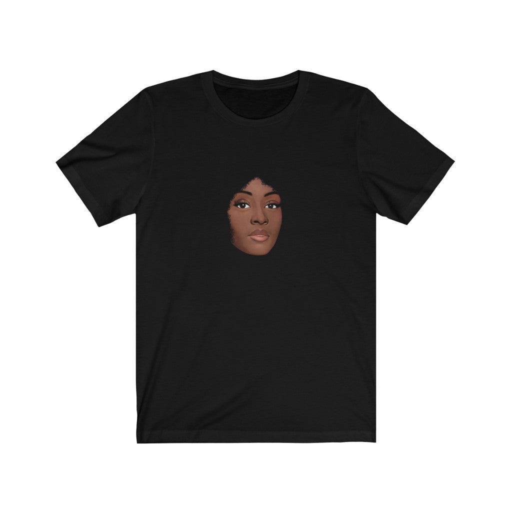 The Face Tee Shirt | Black Woman Unisex T-Shirt