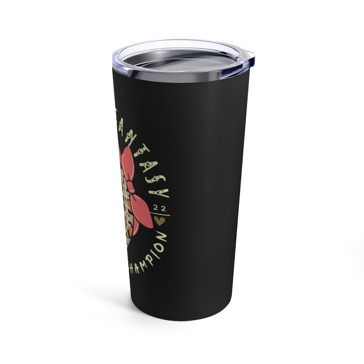 2022 Womens Fantasy Football Champion Sports Game Tumbler 20oz Beverage Container