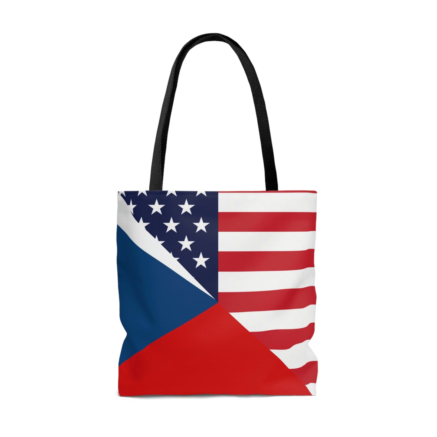 Czech Republic American Flag Czechia USA  Tote Bag | Shoulder Bag