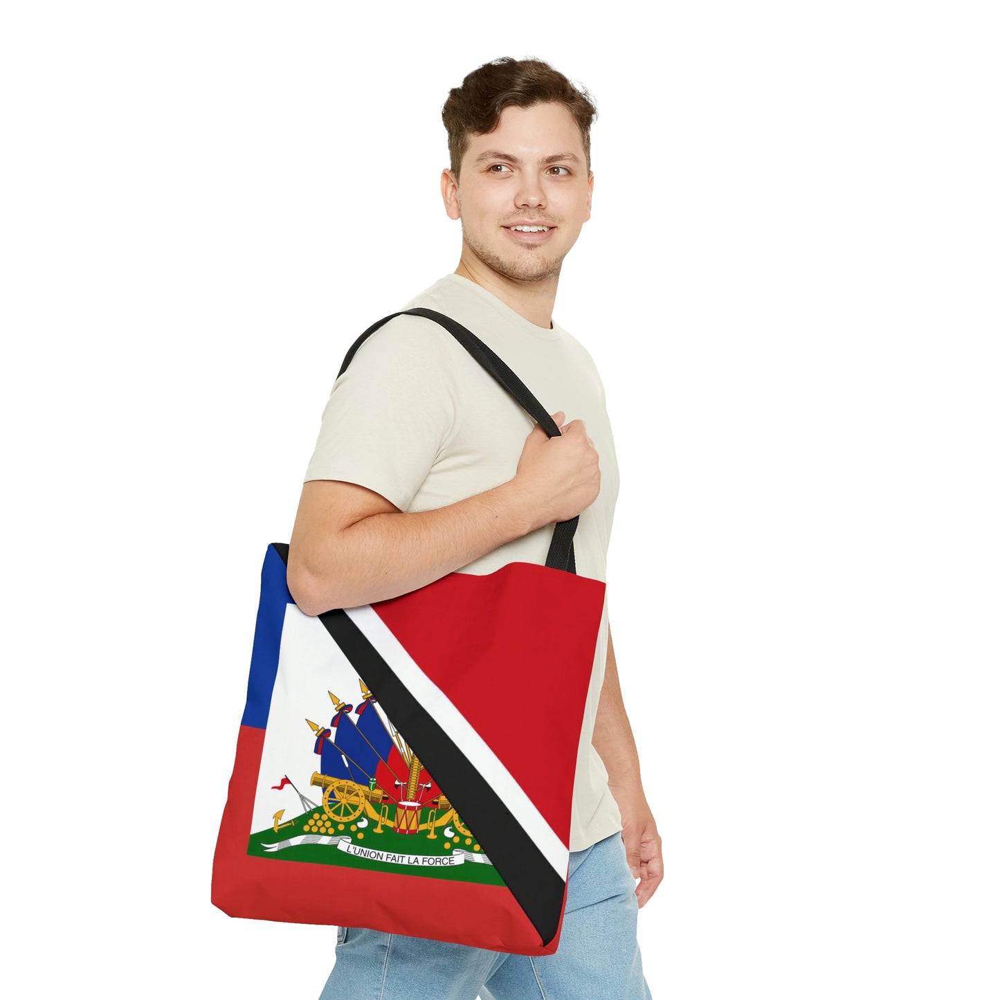 Haitian Trinidad and Tobago Flag Haitian Trini Tote Bag | Shoulder Bag