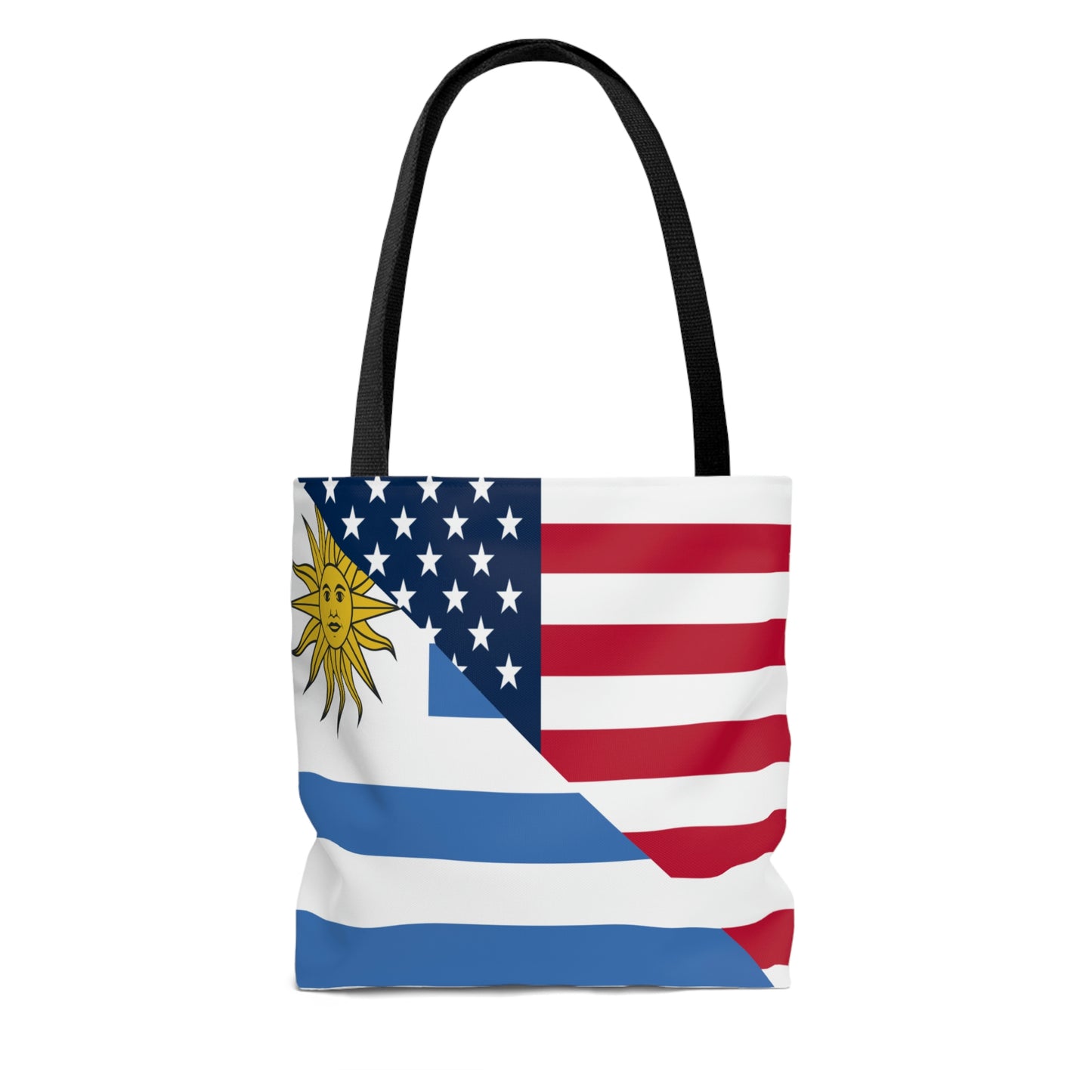 Uruguay American Flag Half Uruguayan USA Tote Bag | Shoulder Bag