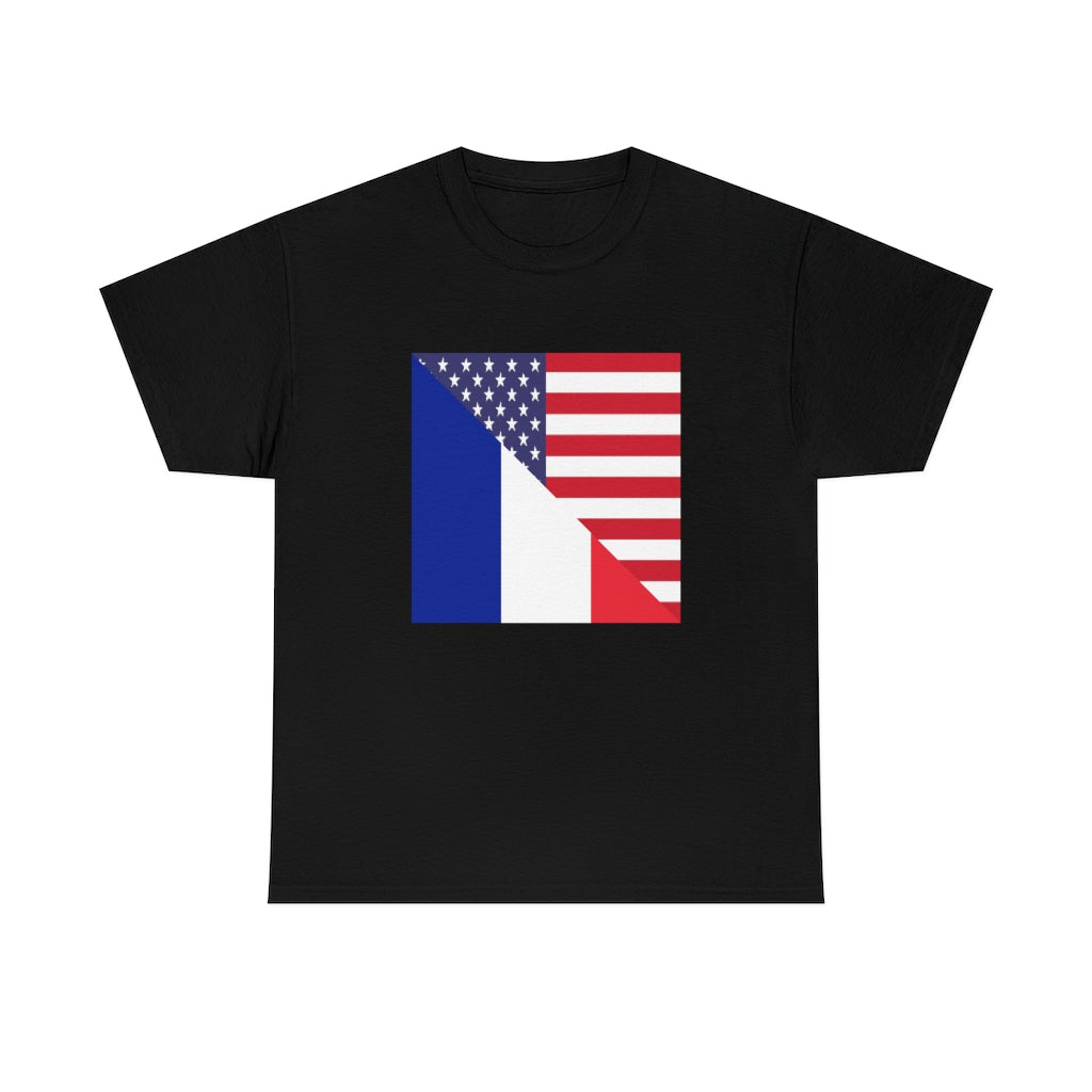 France American Flag T-Shirt | Unisex French Men Women Tee