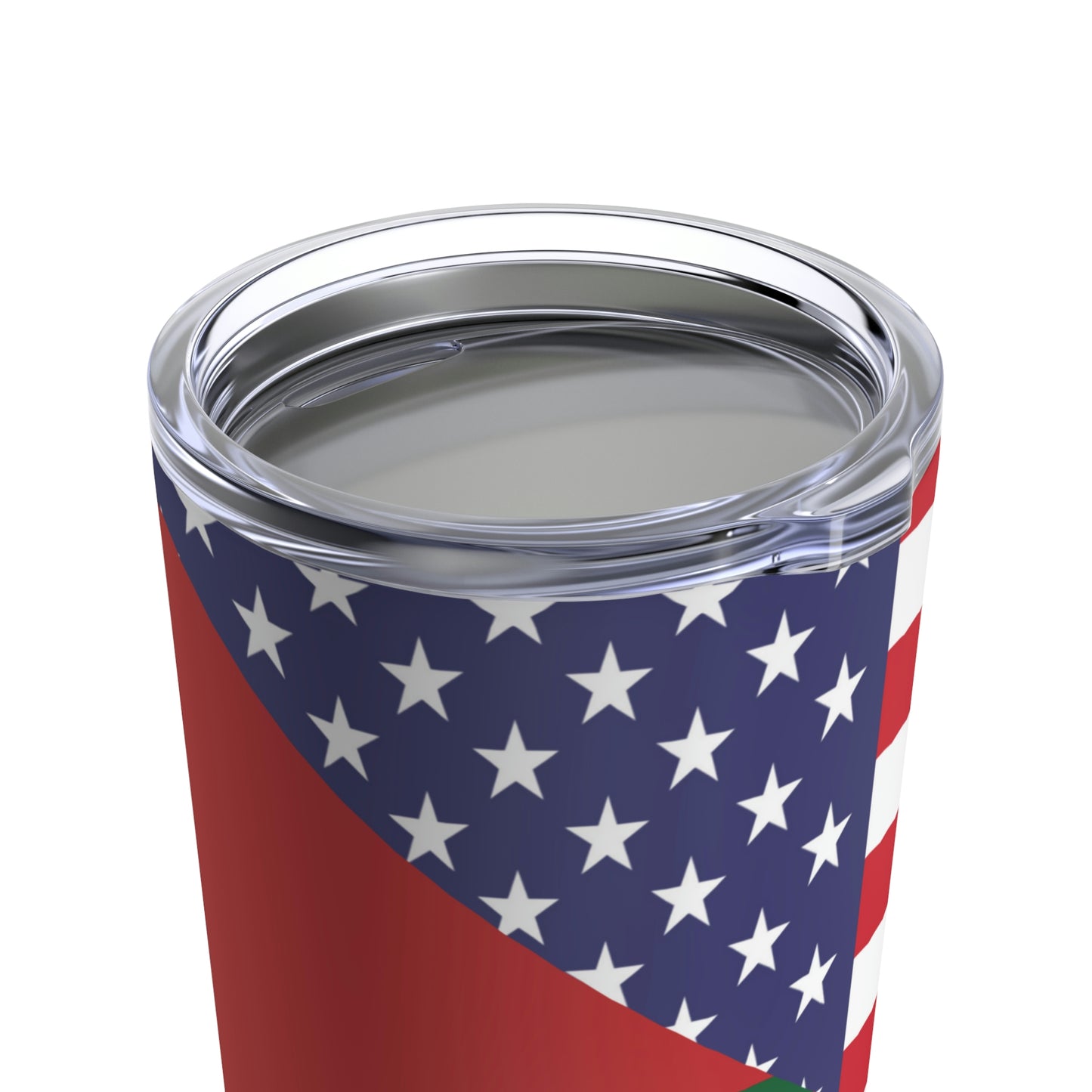 Moroccan American Flag Morocco USA Tumbler 20oz