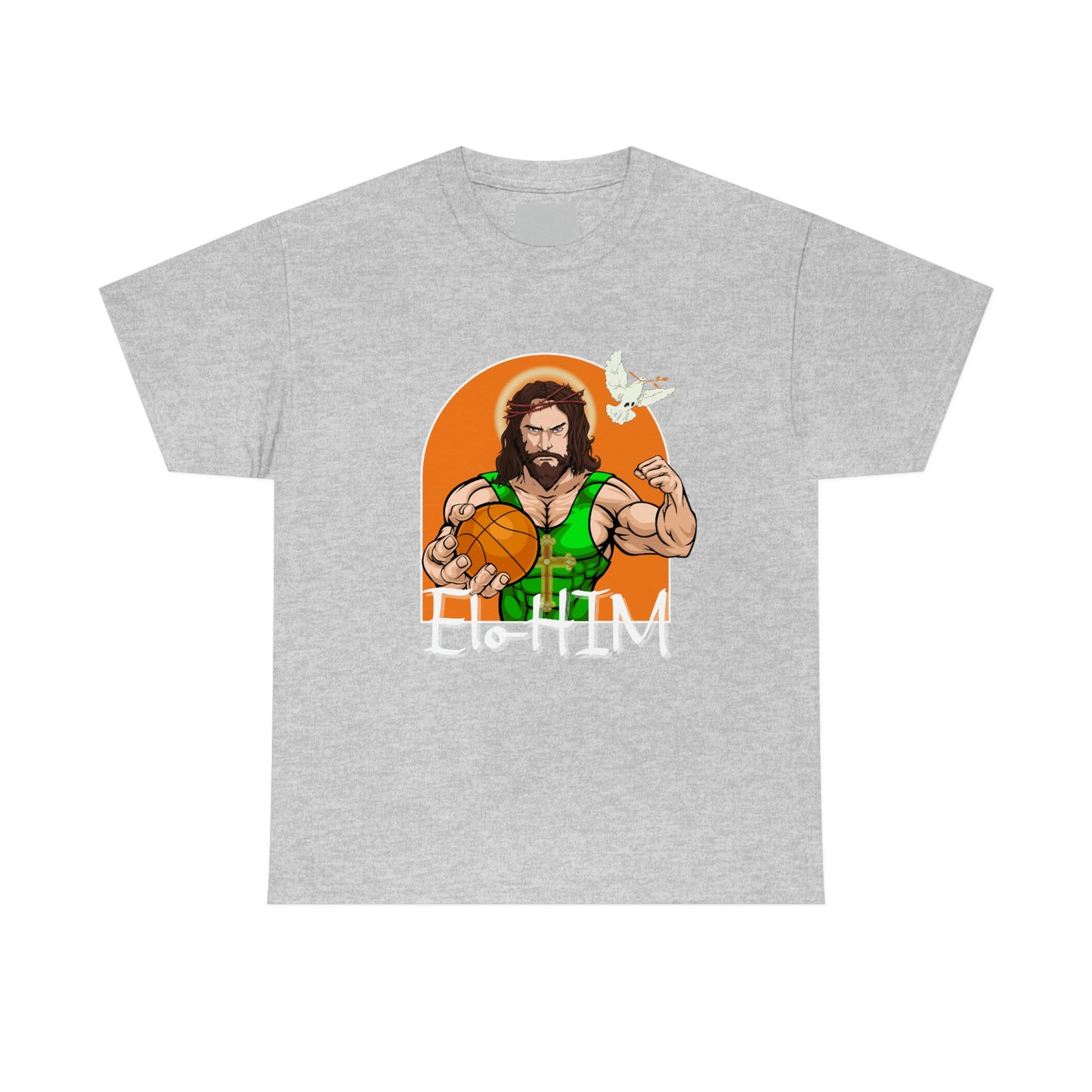 EloHIM I am Him Jesus Playing Basketball Tee Shirt | Ball is Christ T-Shirt