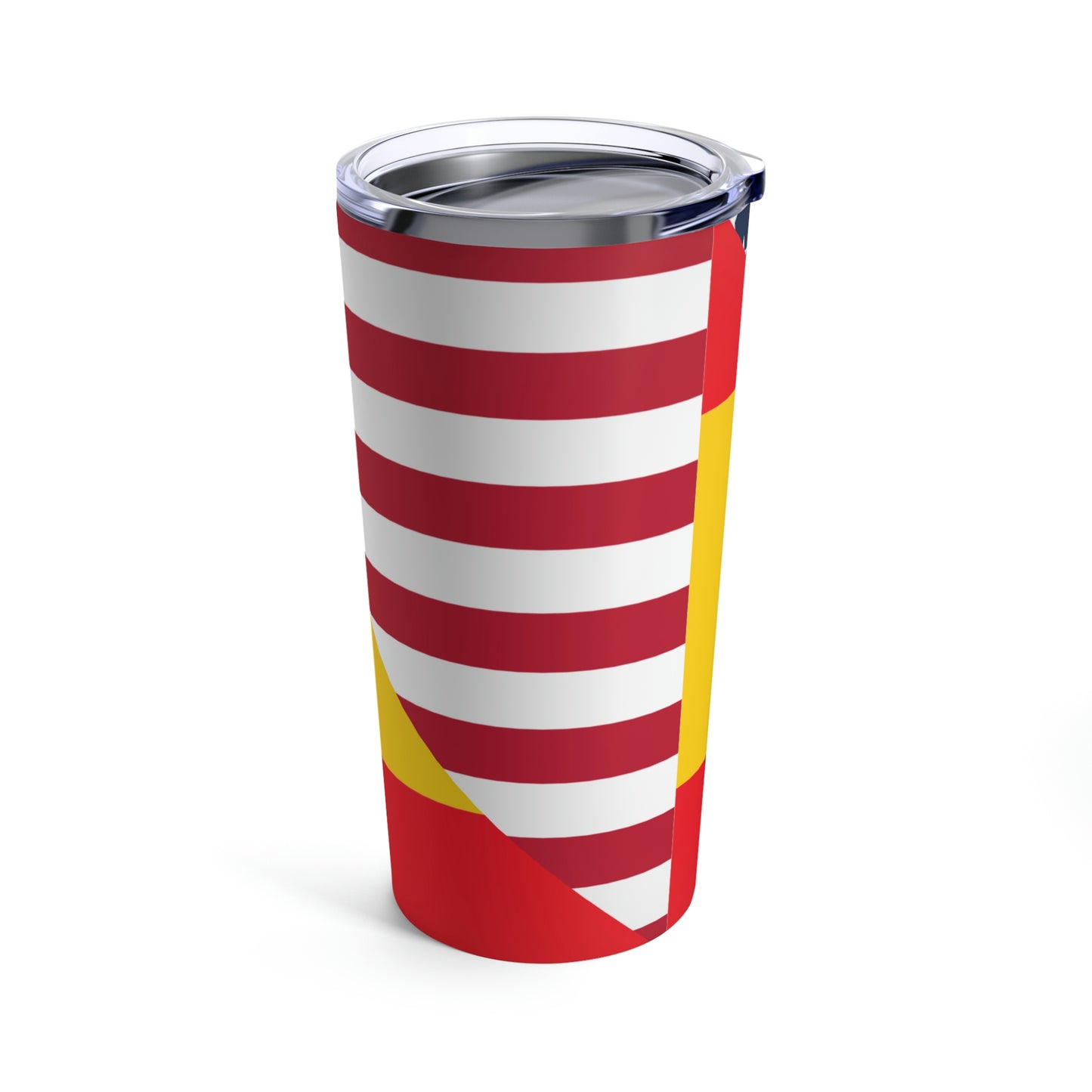 Spain American Flag Half Spanish USA Tumbler 20oz