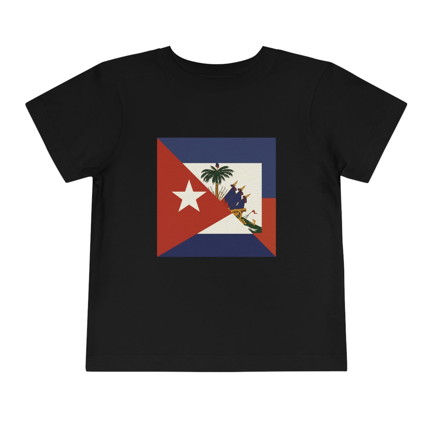 Haitian Cuban Toddler Short Sleeve Tee | Haiti Cuba Ships from USA