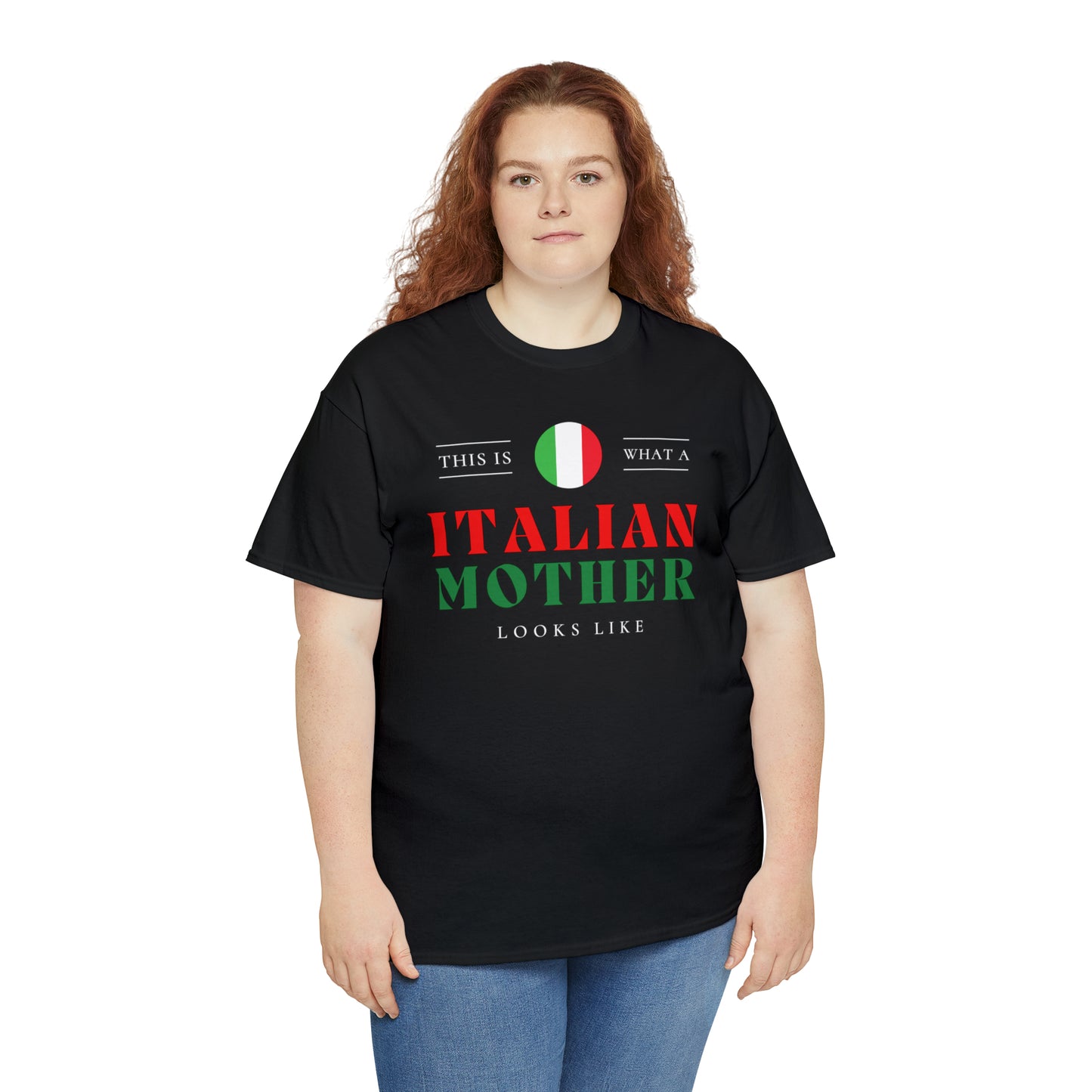 Italian Mother Looks Like Italy Flag Mothers Day T-Shirt | Unisex Tee Shirt