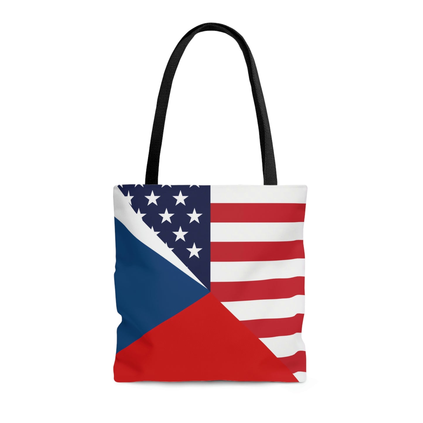 Czech Republic American Flag Czechia USA  Tote Bag | Shoulder Bag