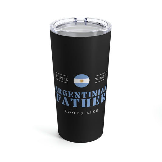 Argentinian Dad Looks Like Argentina Father Tumbler 20oz Beverage Container