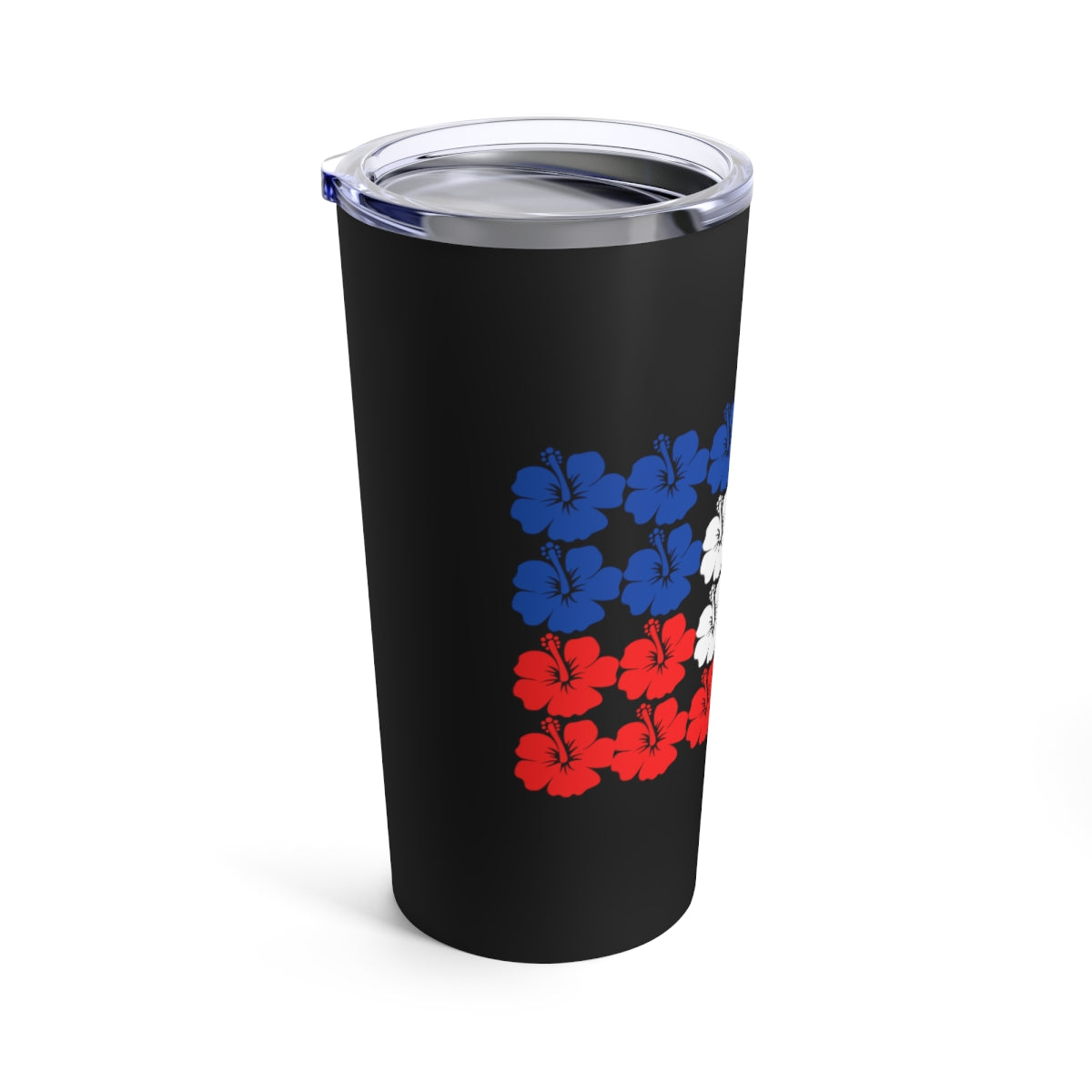 Haitian Hibiscus Flag | Haiti Flower Tumbler 20oz