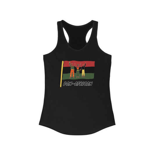 Pan-African Flag Women’s Racerback Tank Top | Africa Diaspora Women Shirt