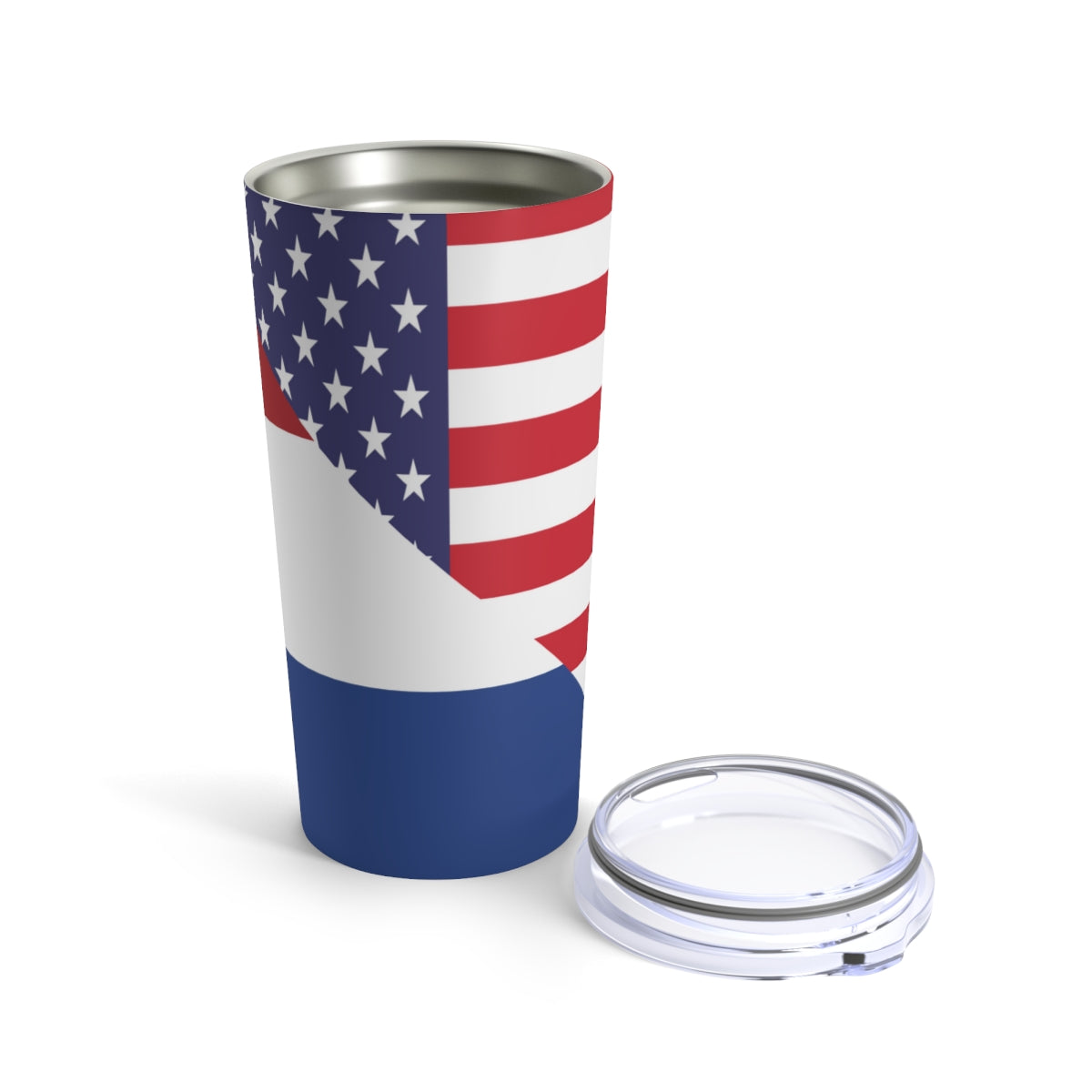 Netherlands American Flag USA Tumbler 20oz