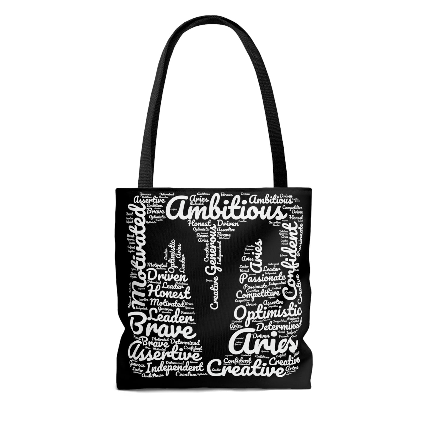 Aries Zodiac Sign Astrology White Tote Bag | Shoulder Bag