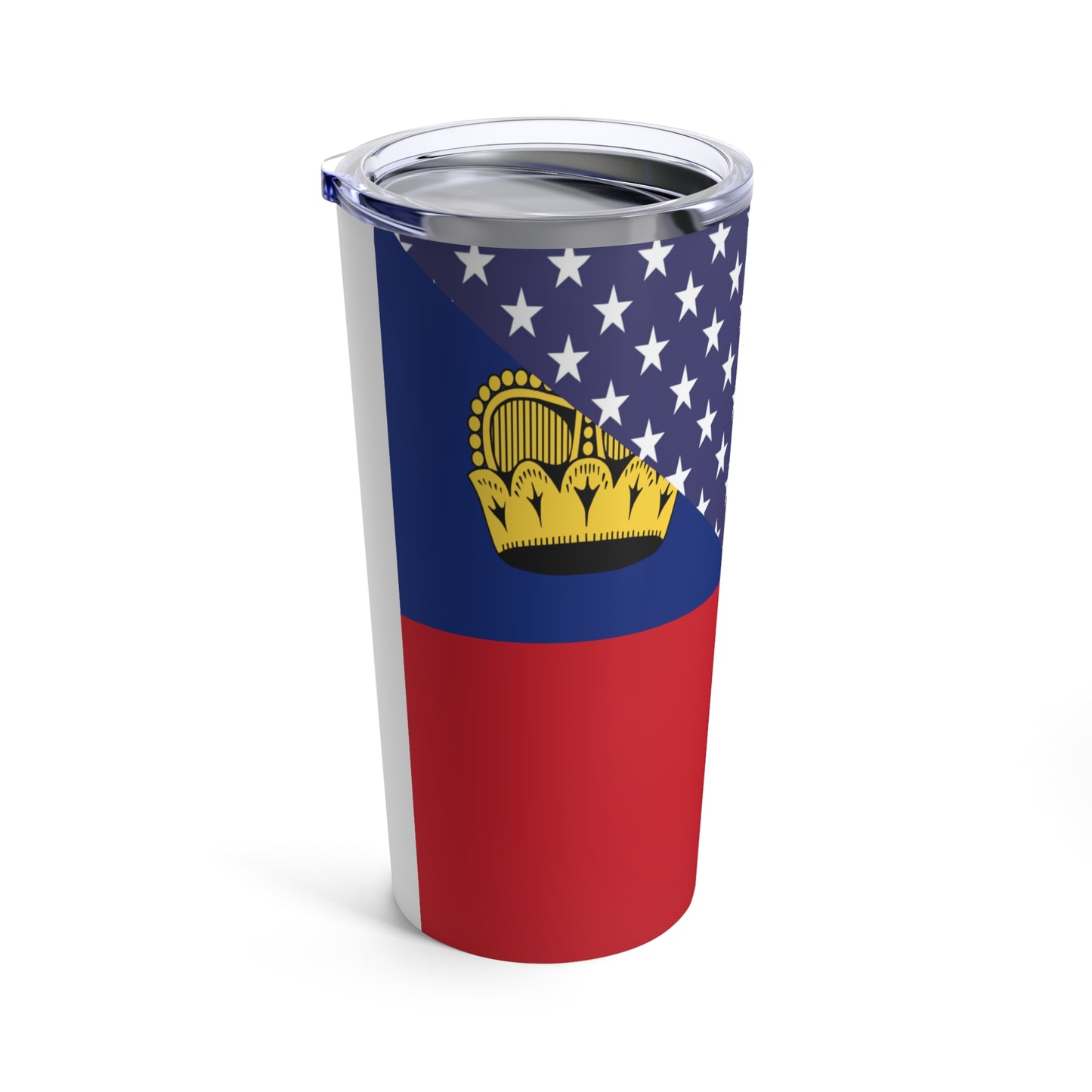 Liechtenstein American Flag Tumbler 20oz