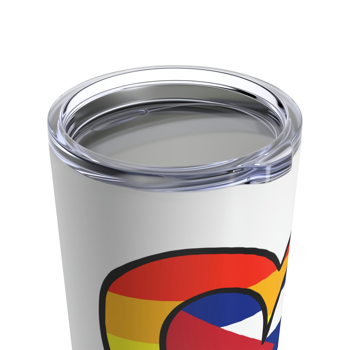 Cuban Rainbow Flag Heart Cuba Pride Month Tumbler 20oz