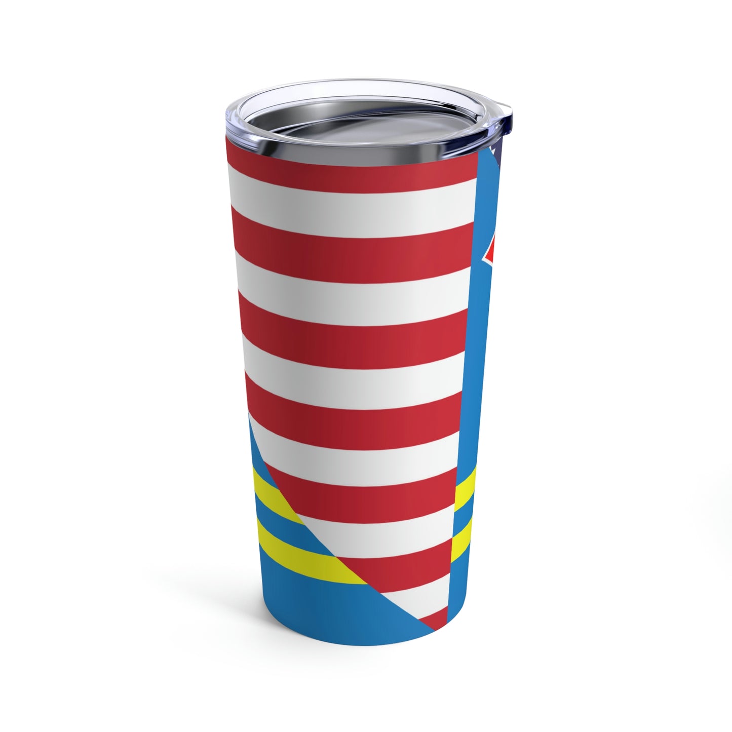 Aruba American Flag Aruban USA Tumbler 20oz