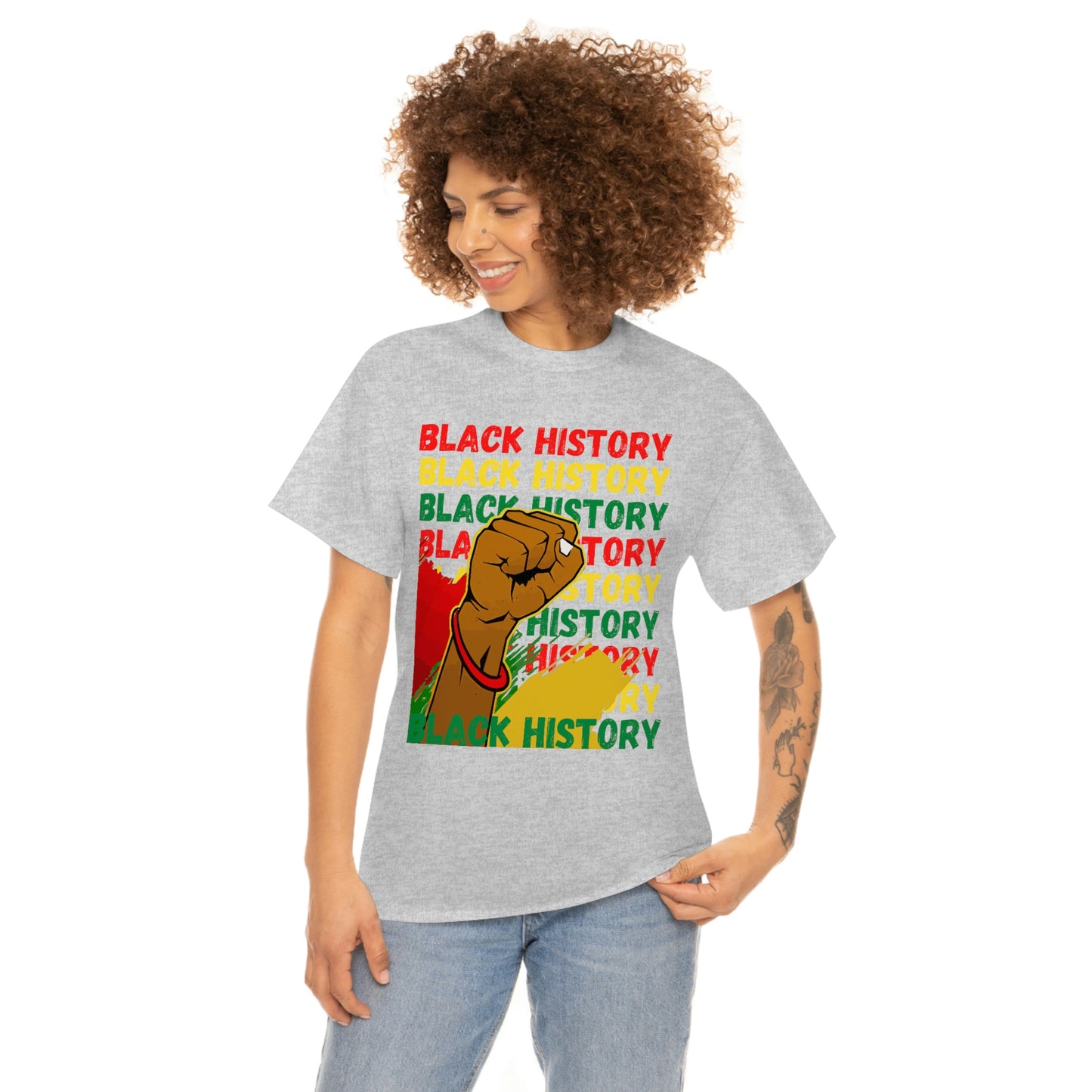 Black History Month Fist Tee | Black Excellence African American History