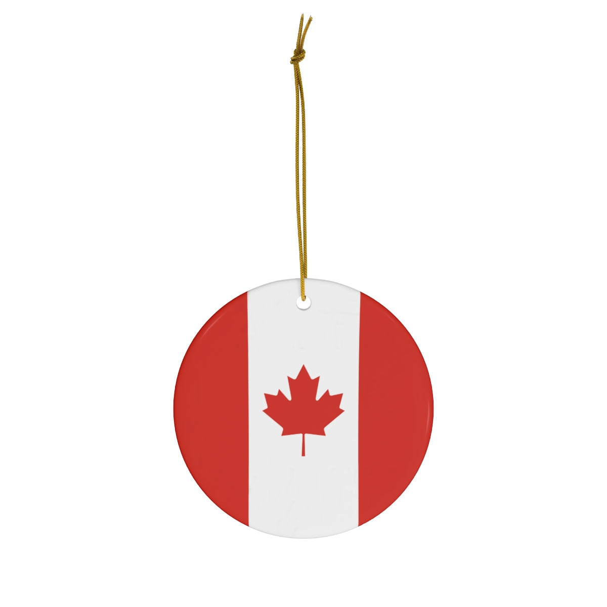 Canada Flag Ceramic Ornaments | Canadian Christmas Tree