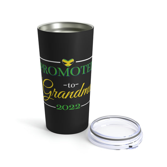 Jamaica Promoted to Grandma 2022 | Jamaican Grandmother Tumbler 20oz