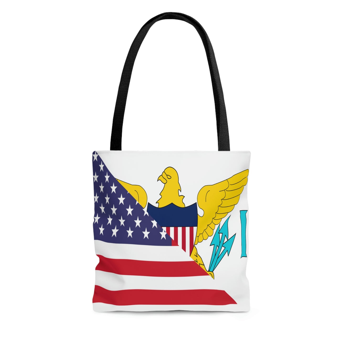 Virgin Islands American Flag Virgin Islander Tote Bag | Shoulder Bag