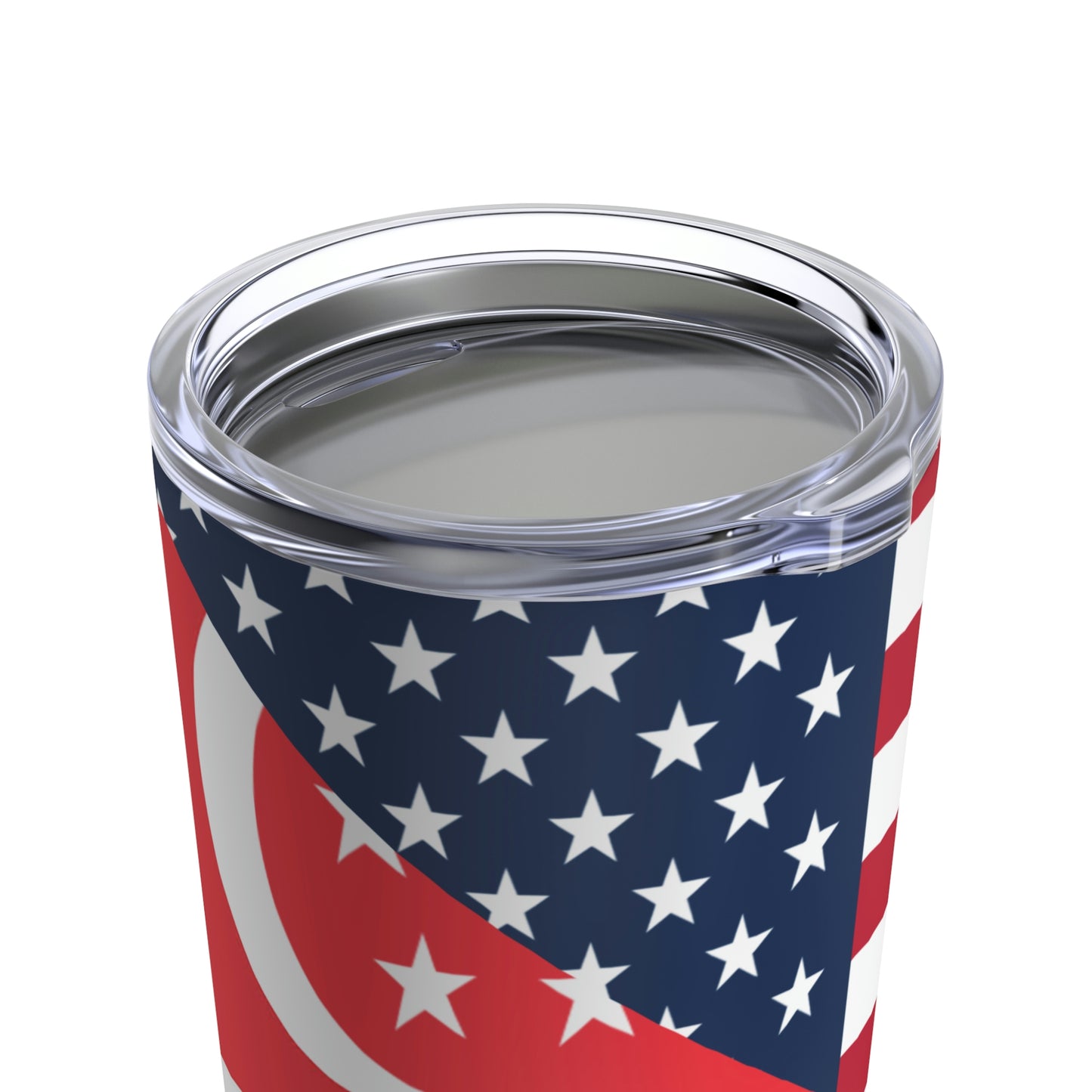 Singapore American Flag Half Singaporean USA Tumbler 20oz Beverage Container