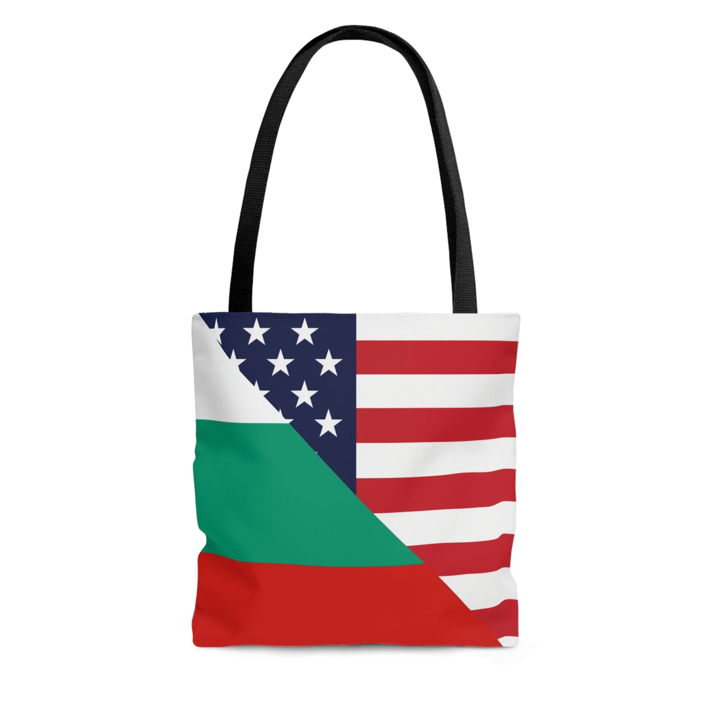 Bulgarian American Flag Bulgaria USA Tote Bag | Shoulder Bag