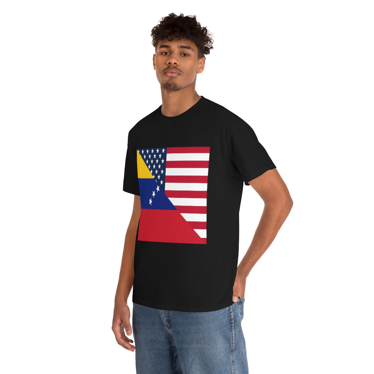 Venezuela American Flag Half Venezuelan USA T-Shirt | Unisex Tee Shirt