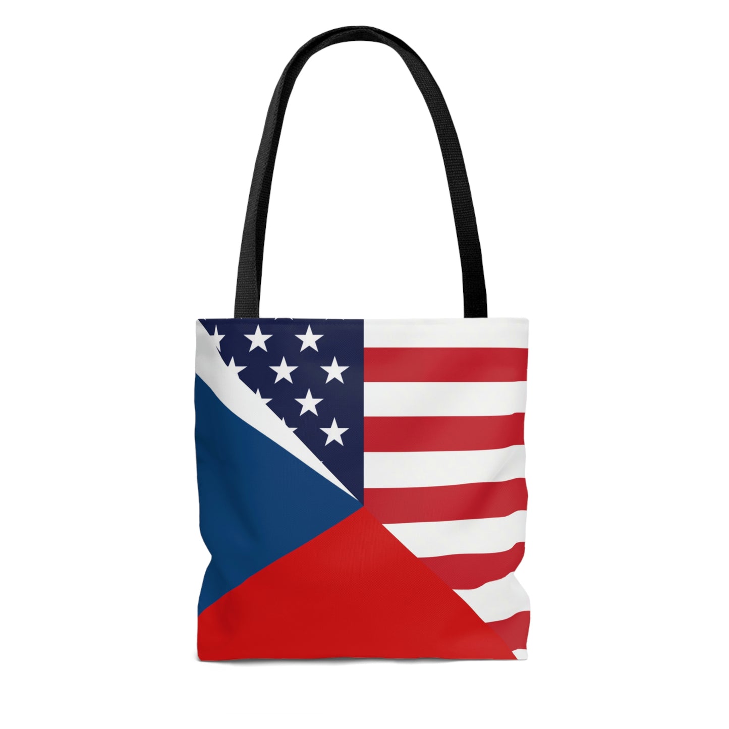 Czech Republic American Flag Czechia USA  Tote Bag | Shoulder Bag