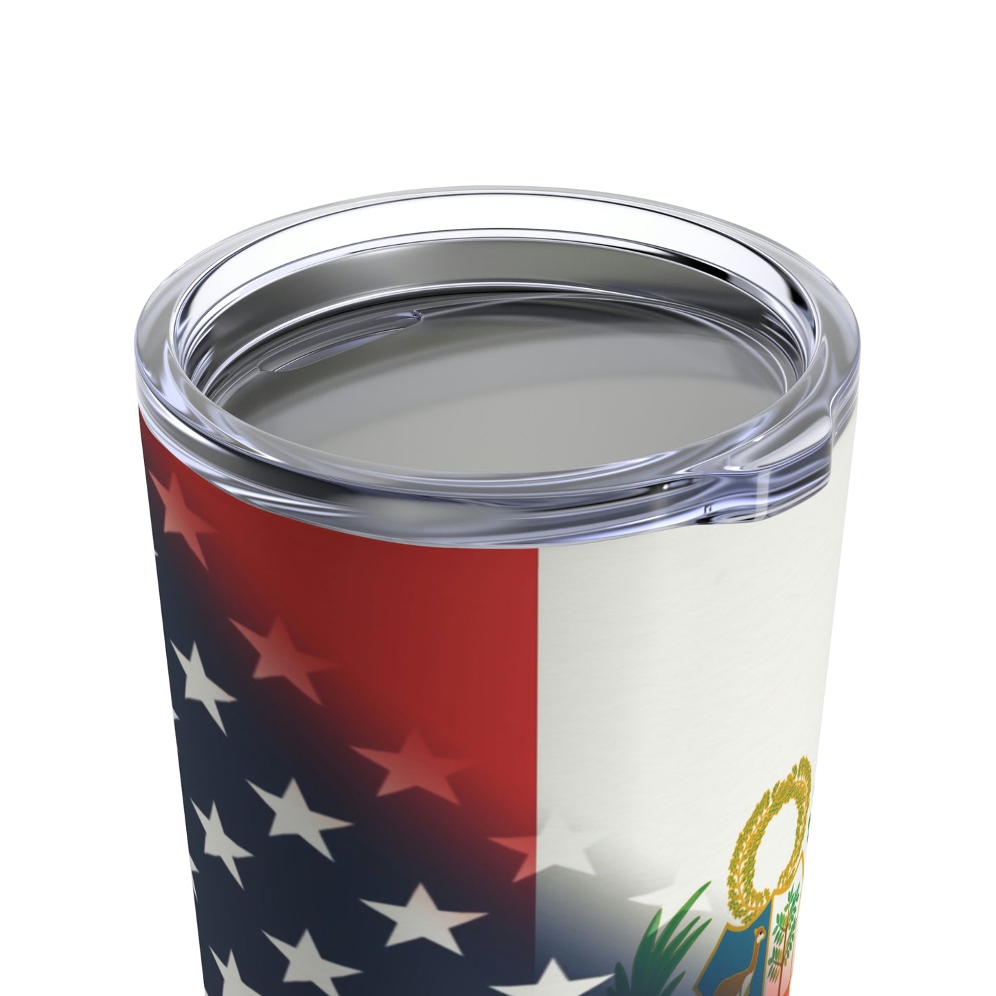 Peru America Flag | Peruvian American Flag Tumbler 20oz