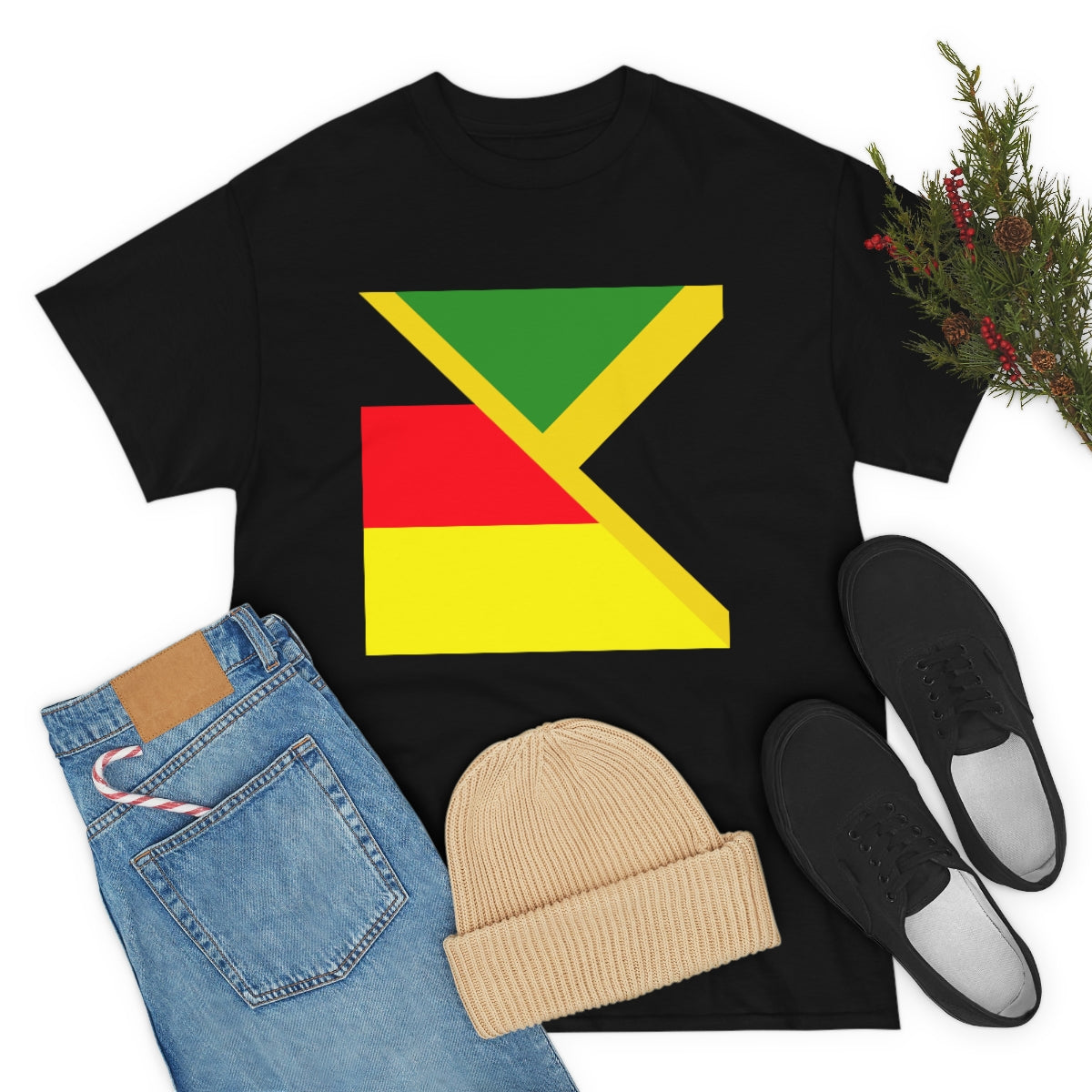 Jamaican German Flag Half Jamaica Germany T-Shirt | Unisex Tee Shirt