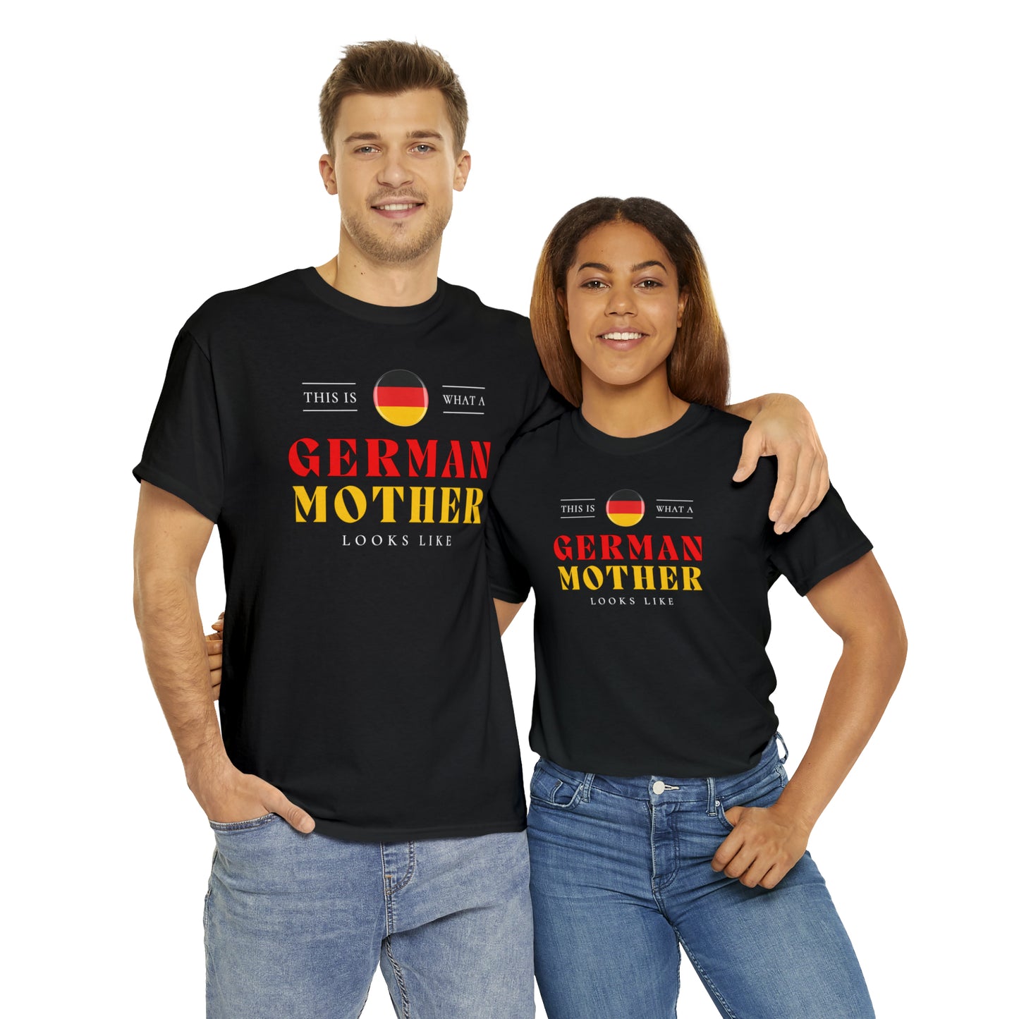 German Mother Looks Like Germany Flag Mothers Day T-Shirt | Unisex Tee Shirt