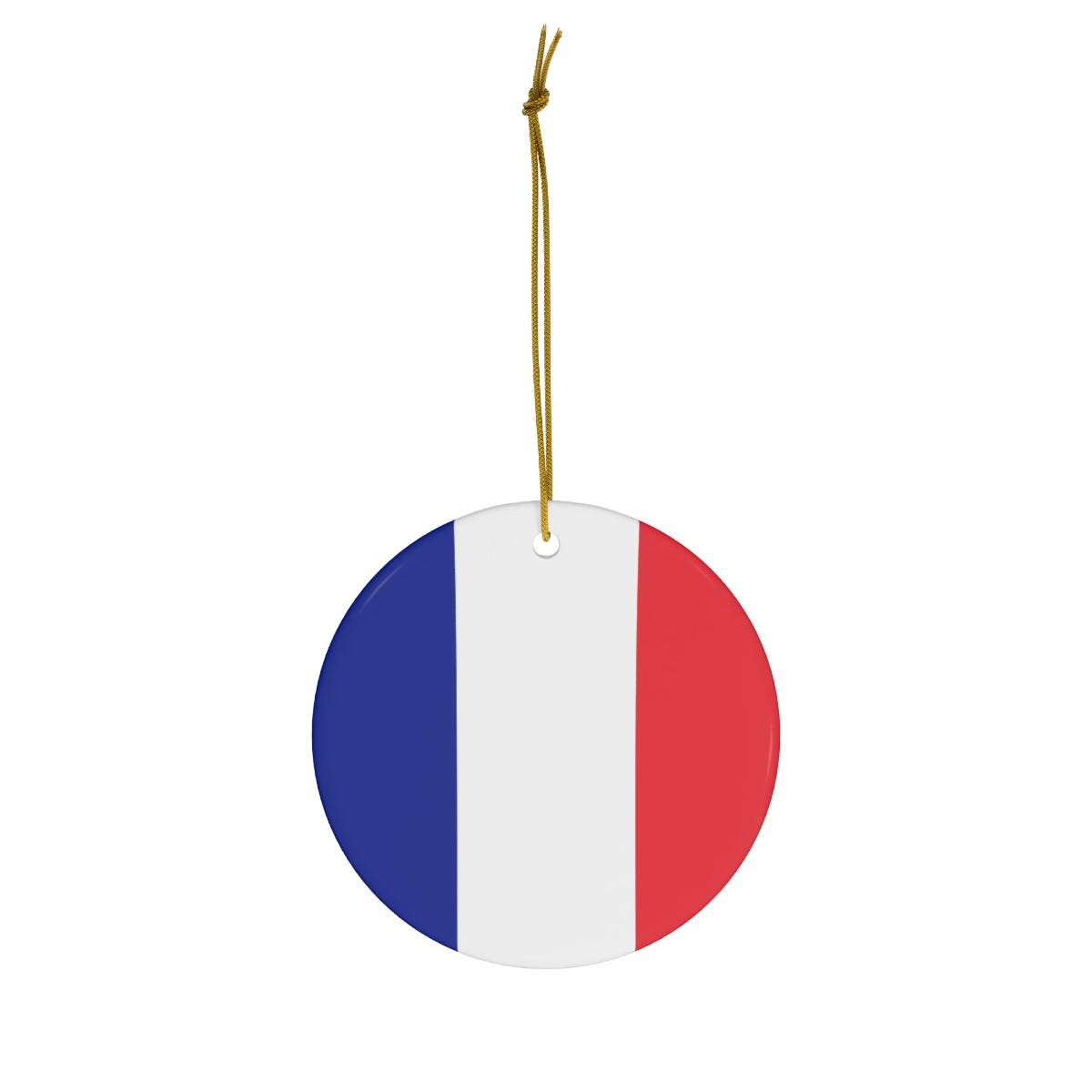 France Flag Ceramic Ornaments | French Christmas Tree