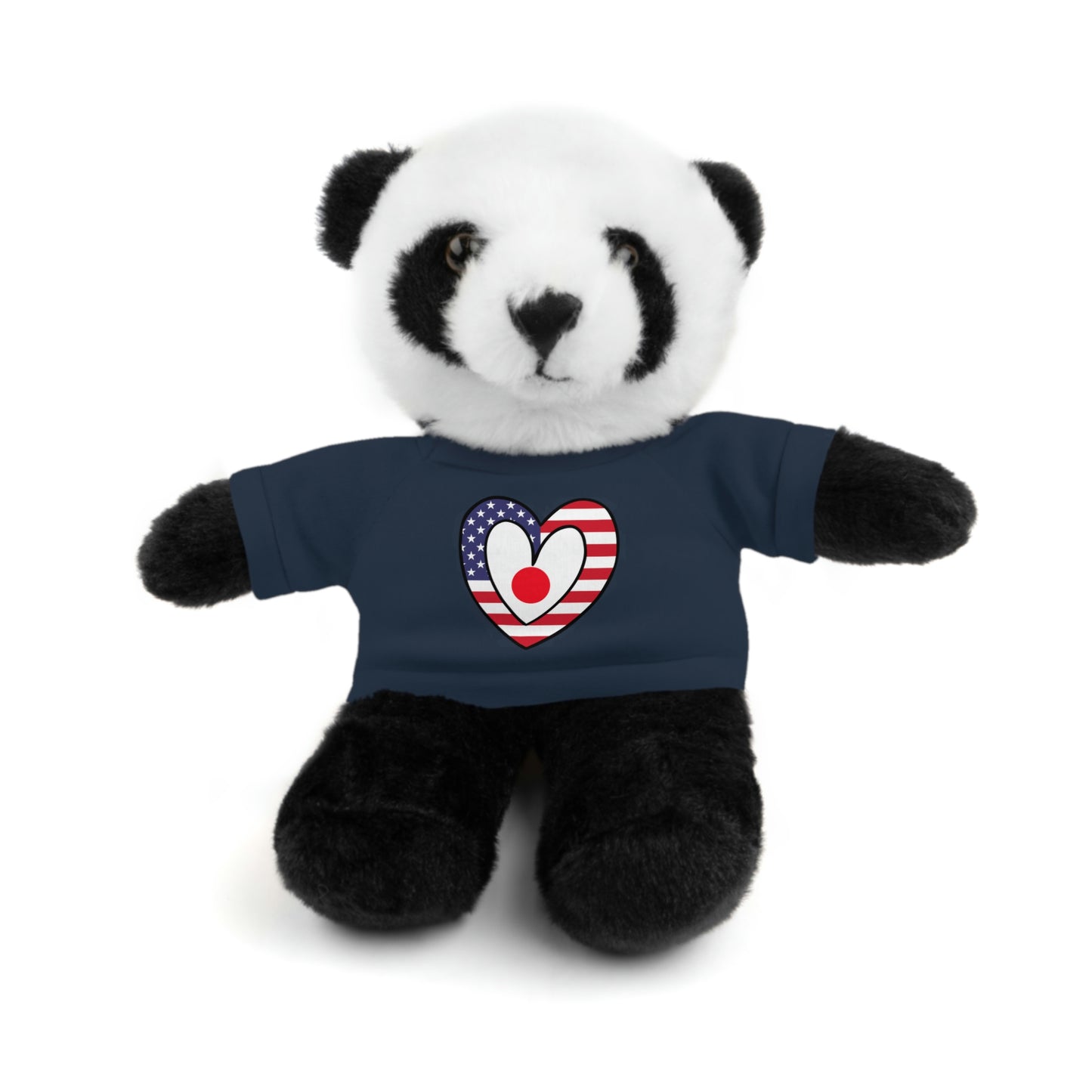 Japanese American Valentines Day Gift Stuffed Animal | Japan USA Flag Toy