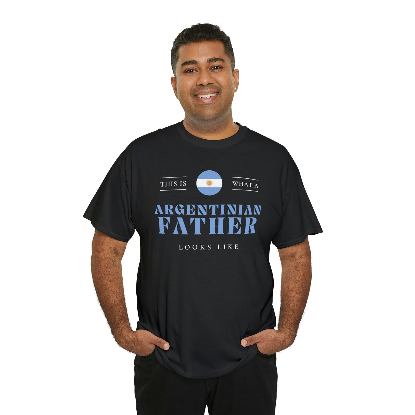 Argentinian Dad Looks Like Argentina Father T-Shirt | Unisex Tee Shirt