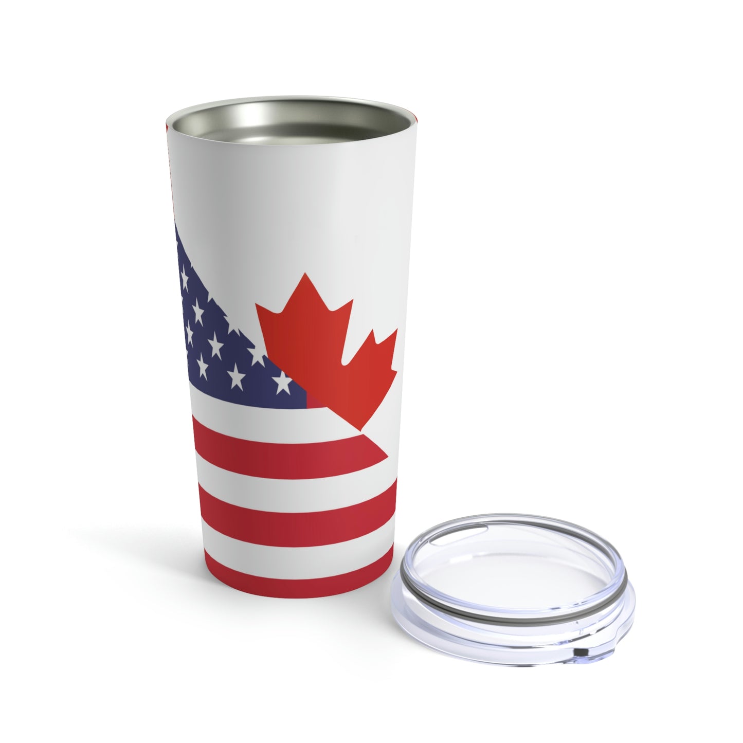 Canadian American Flag Canada USA Tumbler 20oz