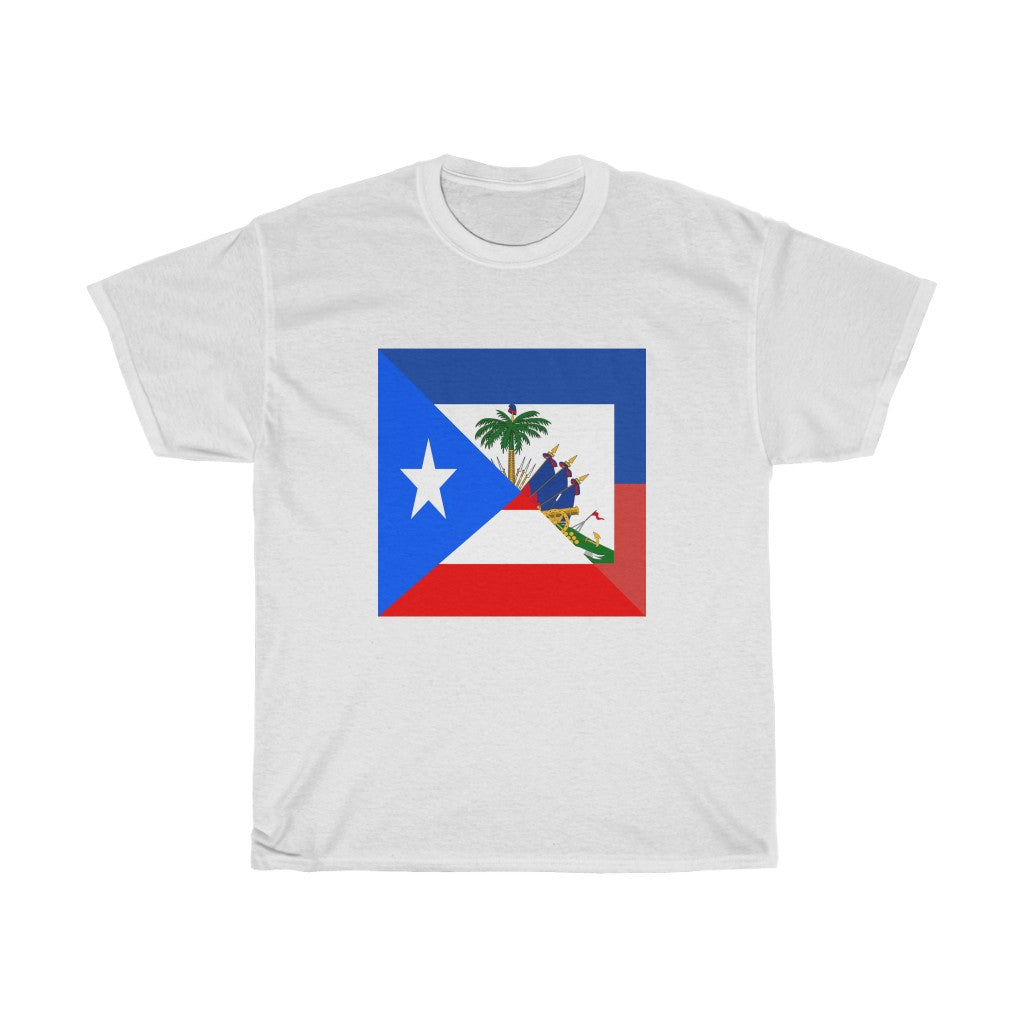 Puerto Rican Haitian Flag Tee | Unisex Boricua Haiti Shirt