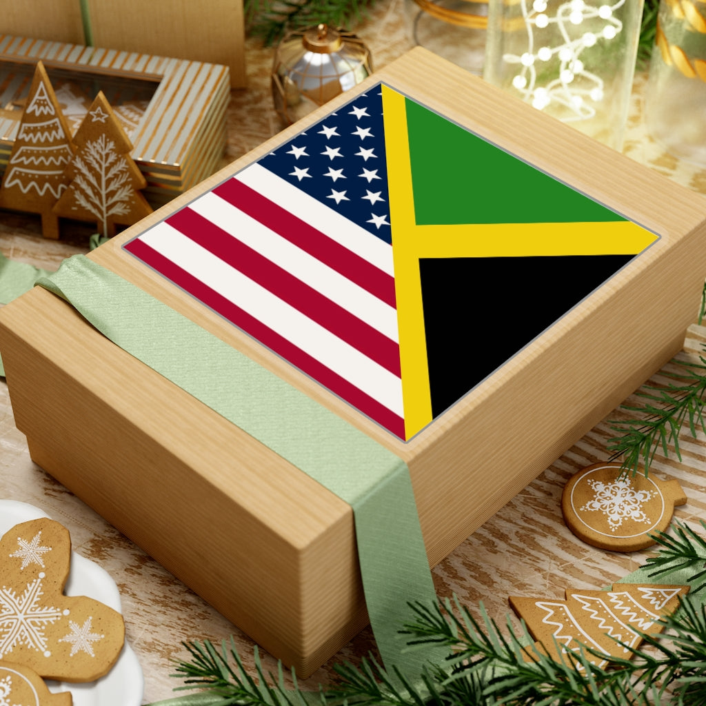 Jamaican-American Sticker | Jamaica USA