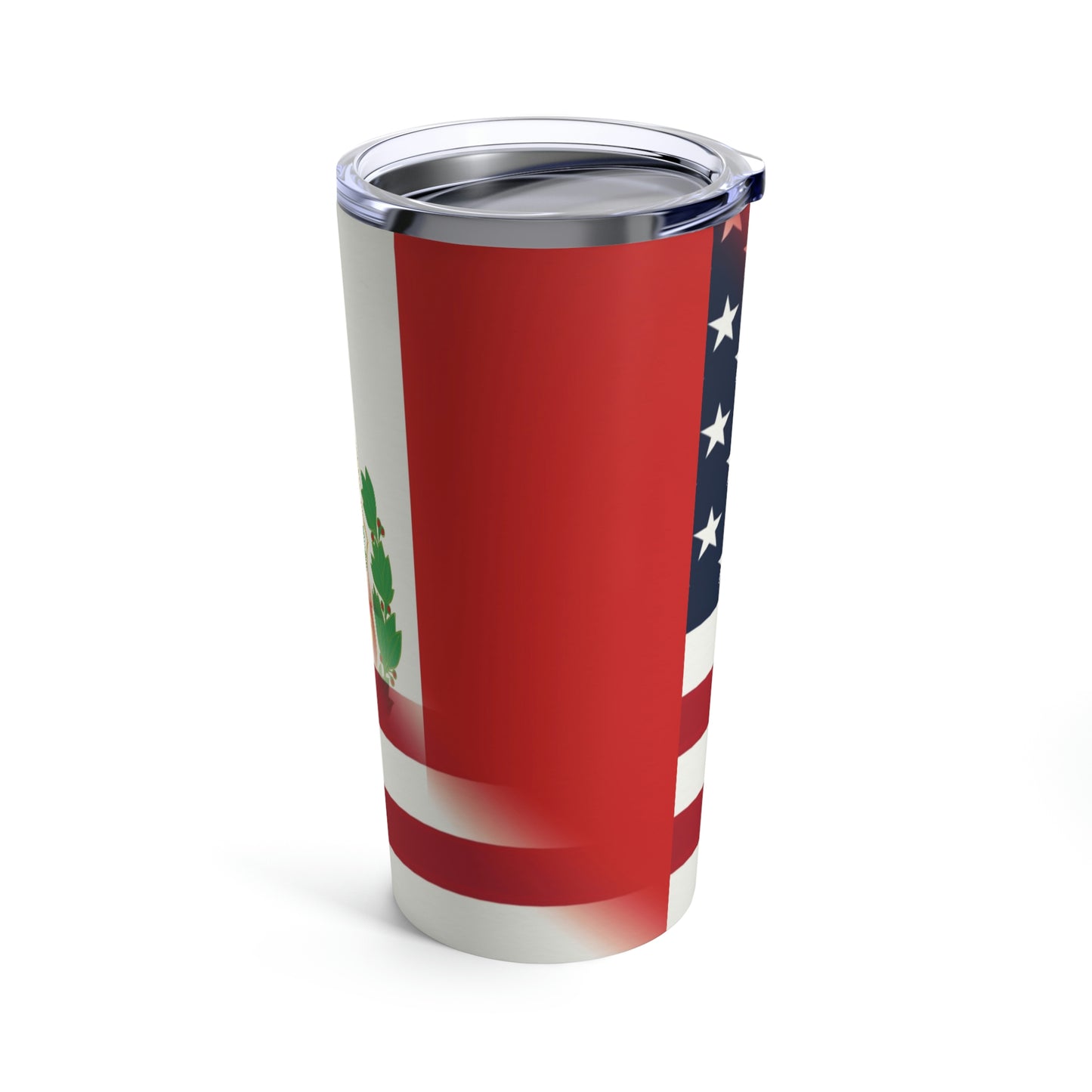 Peru America Flag | Peruvian American Flag Tumbler 20oz