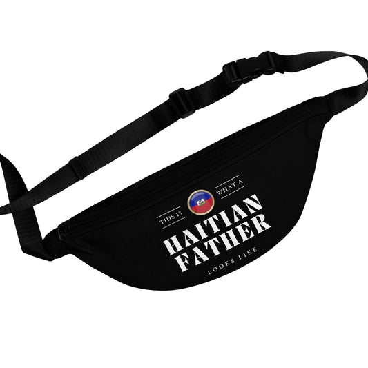 Haitian Father Looks Like Fathers Day Haiti Dad 2 Fanny Pack | Waist Bag