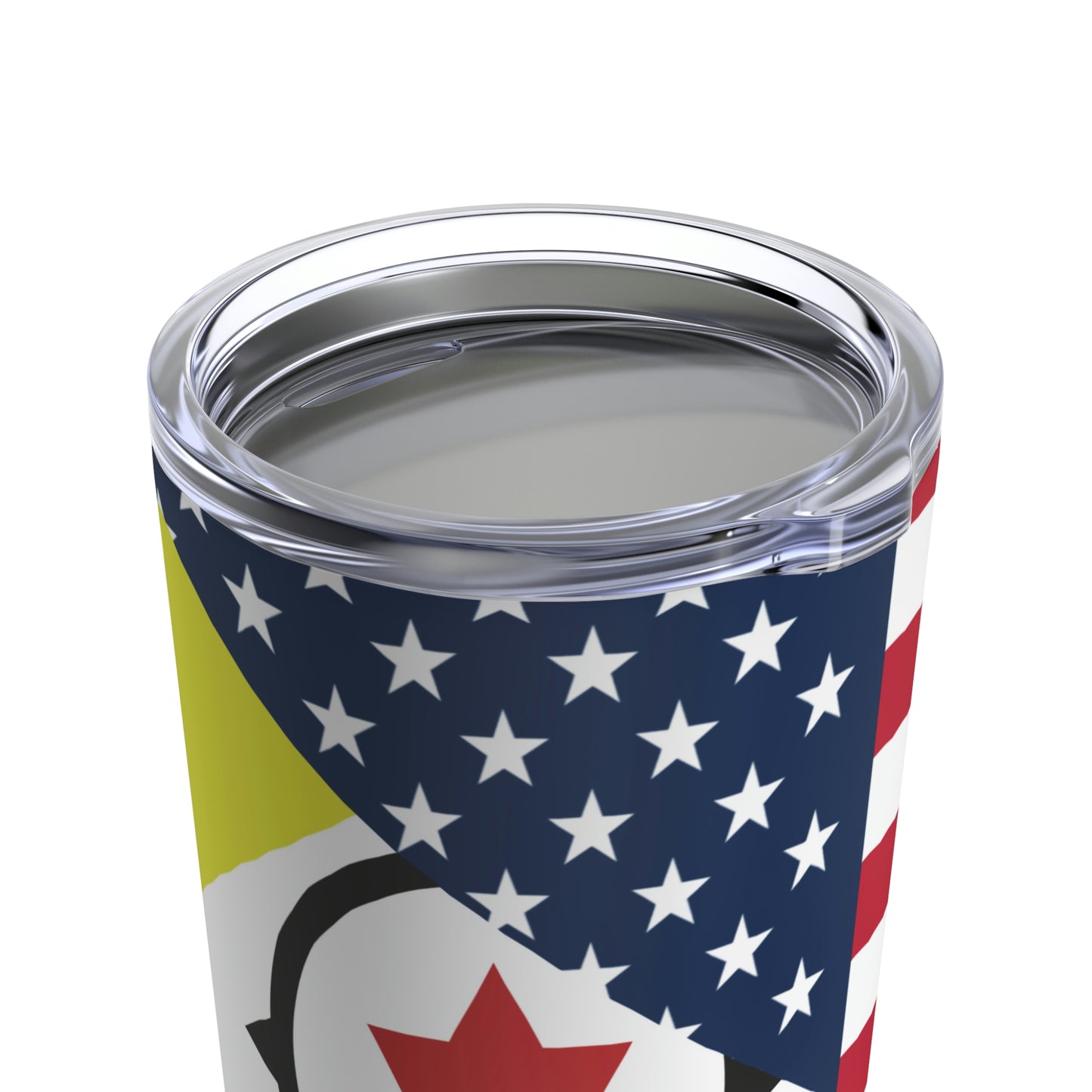 Bonairean American Flag Half Bonaire USA Tumbler 20oz