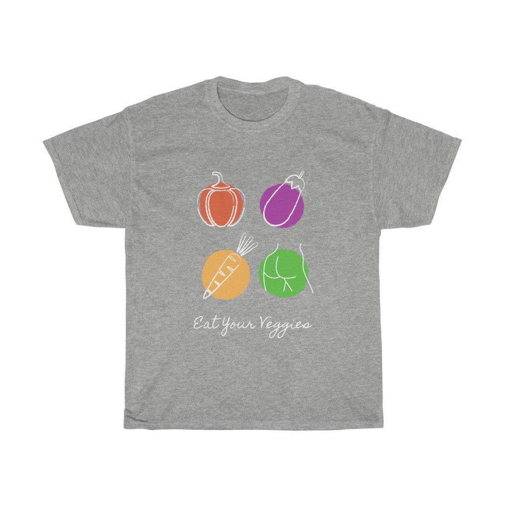 Eat Your Veggies Funny T-Shirt | Nighttime Snack Adult Tee