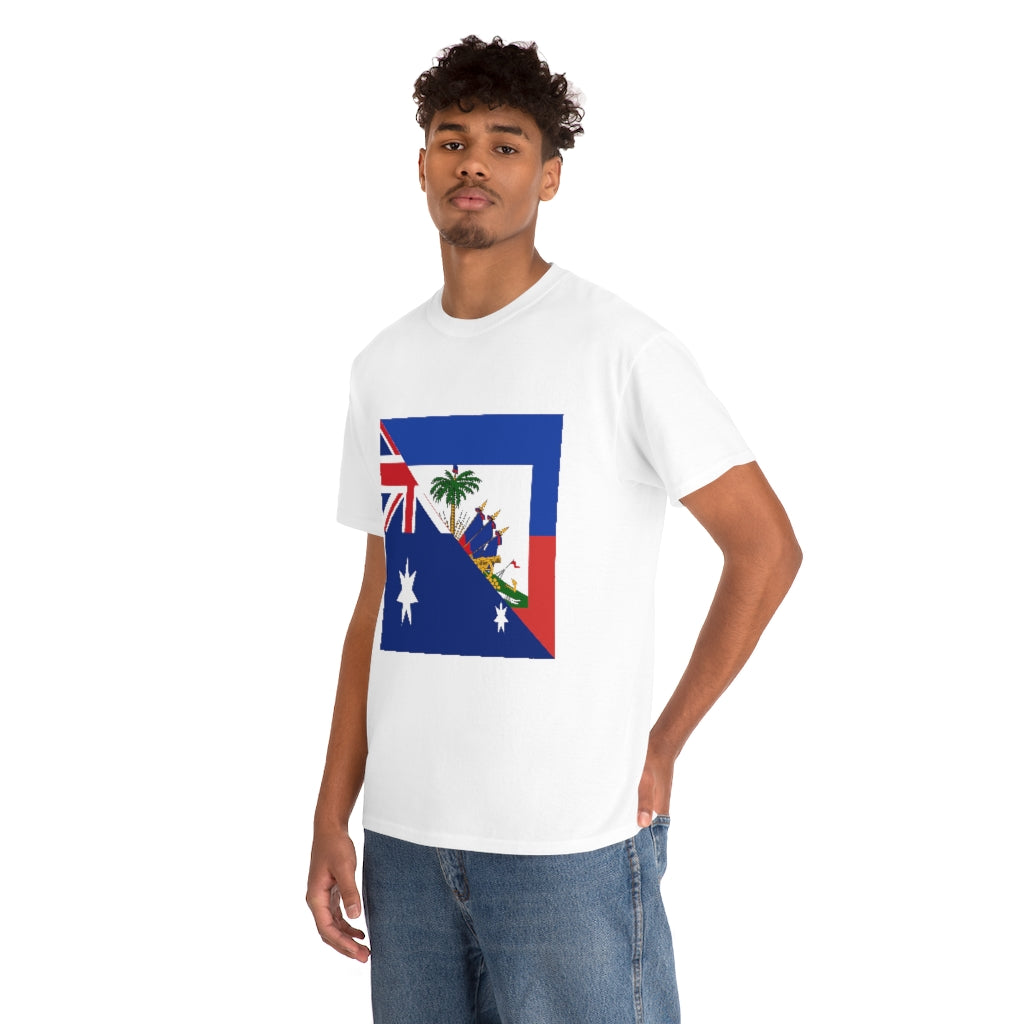 Haitian Australian Flag Tshirt | Unisex Australia Haiti Men Women Shirt